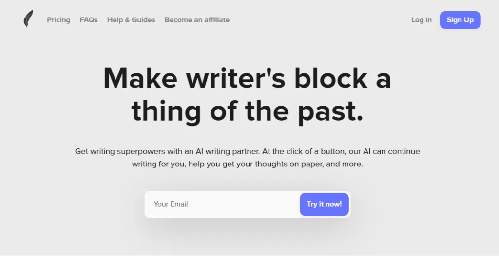 Shortly AI Content Writing Tool