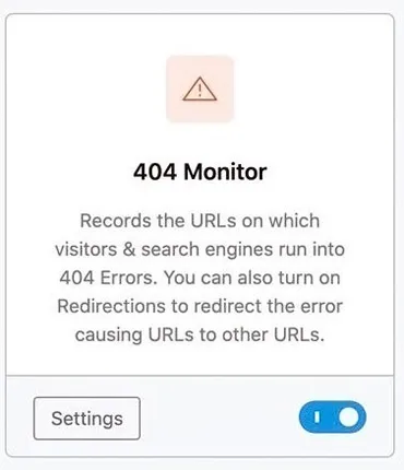 Rank Math 404 Monitor