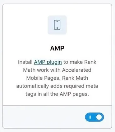 Rank Math AMP - Accelerated Mobile Pages