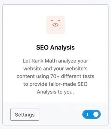 Rank Math SEO Analytics
